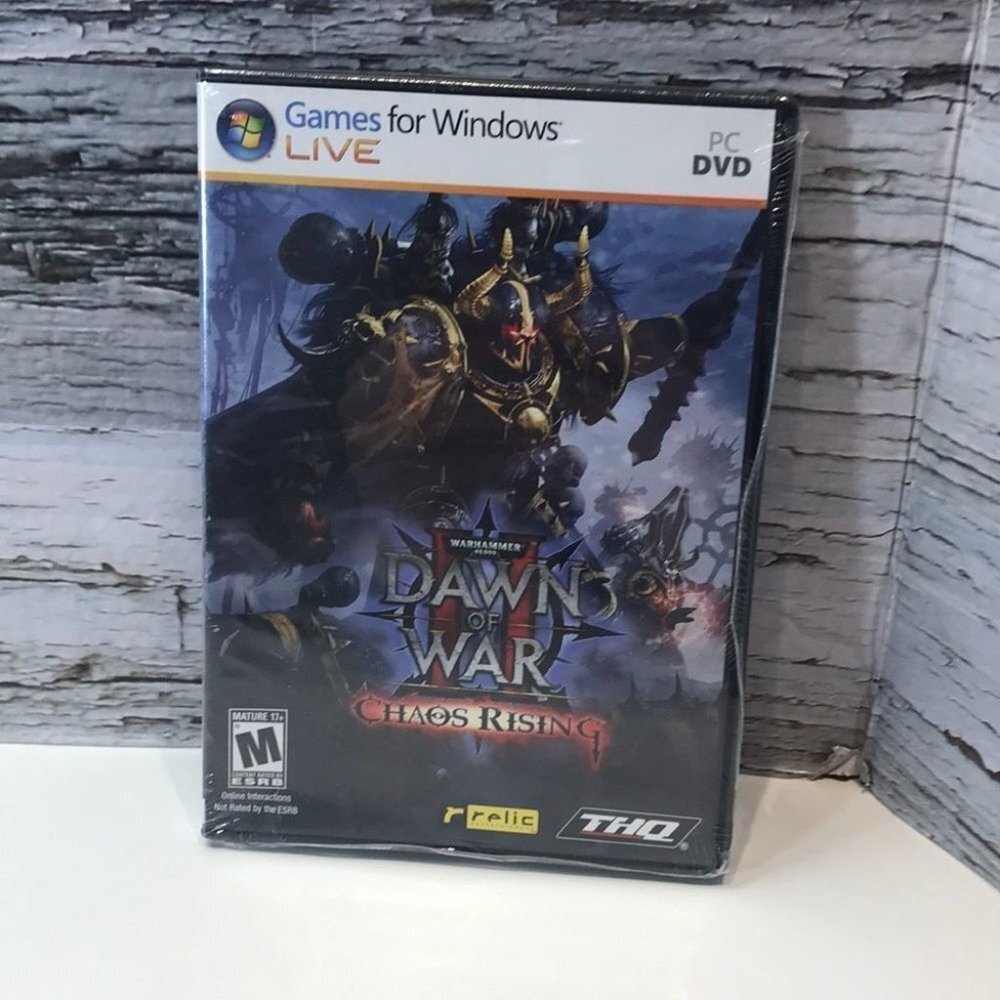 Warhammer: Dawn of War II 2 Chaos Rising PC, 2010 Brand New Sealed
